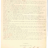 Letter: to Ottley Coulter, 1922 November 2
