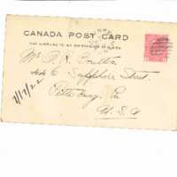 Postcard: to Ottley Coulter, 1922 July 6
